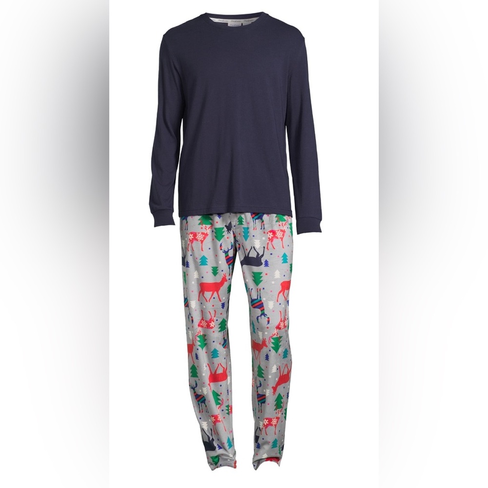 Dearfoams Men's Pajama Set, 2-Piece